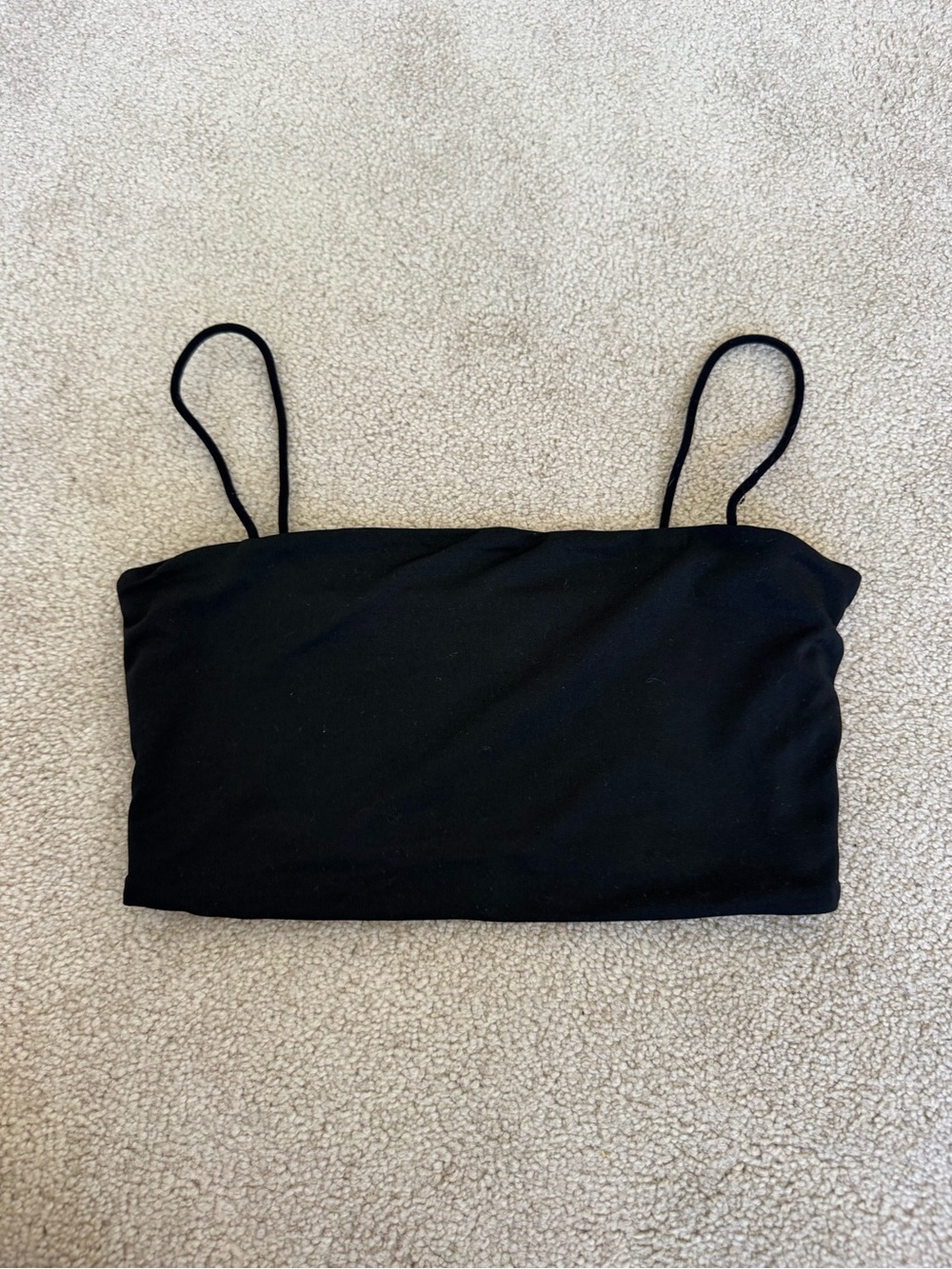 SHEIN Spaghetti Strap Crop Tank Top